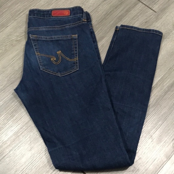 AG Adrianna Goldschmied “the JEGGINGS” Siper Skinny Fit Medium Wash Jeans - Picture 1 of 9